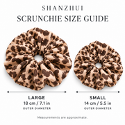 Mocha Print Scrunchie & Headband Hair Accessory Set